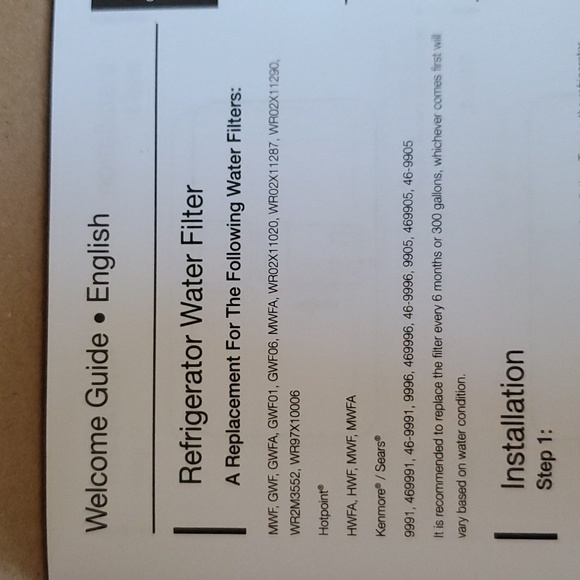 Refrigerator Filters - Picture 3 of 5